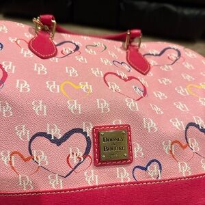 Dooney & Bourke Pink Heart Satchel